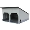 Outback Toys 3D Print & Small Accessories<1/64 The Double Bay 40ft x 40ft Cattle Shed, Gray/Black, 3D Printed