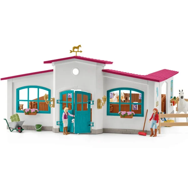 Manufacturer_Schleich Wooden Barns & Large Accessories | Play Animals & Accessories<The Peppertree Riding Arena by Schleich