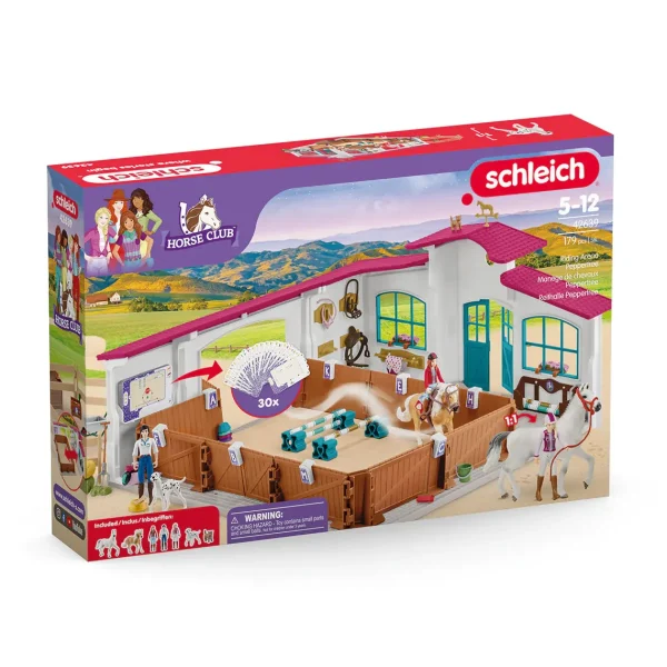 Manufacturer_Schleich Wooden Barns & Large Accessories | Play Animals & Accessories<The Peppertree Riding Arena by Schleich