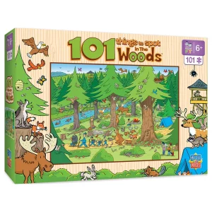 Outback Toys Games & Puzzles<101 Things to Spot in the Woods - 101 Piece Kids Puzzle