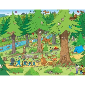 Outback Toys Games & Puzzles<101 Things to Spot in the Woods - 101 Piece Kids Puzzle