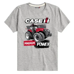 Outback Toys Case Ih & Ji Case<Toddler Case IH Magnum Power Athletic Grey Short Sleeve T-Shirt