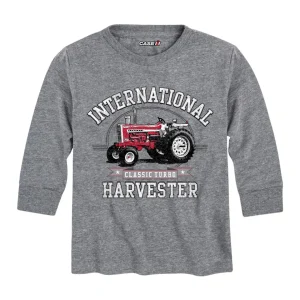 Outback Toys Ih Farmall<Toddler IH 1206 Classic Turbo Gray Long Sleeve T-shirt