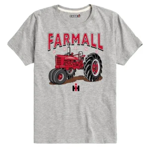 Outback Toys Ih Farmall<Toddler IH Farmall Brand Athletic Grey Short Sleeve T-Shirt