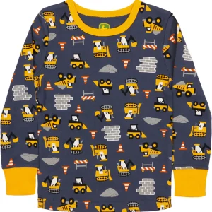 Outback Toys John Deere<Toddler John Deere Construction Equipment Long Sleeve Pajama Set