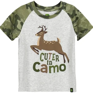 Outback Toys John Deere<Toddler John Deere Cuter in Camo T-Shirt