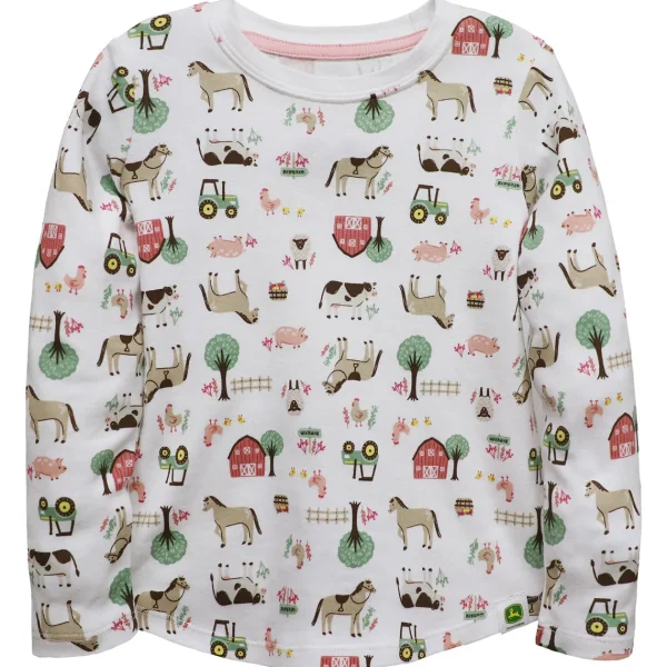 Outback Toys John Deere<Toddler John Deere Farm Animals Longsleeve Shirt