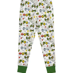 Outback Toys John Deere<Toddler John Deere Farm Time White Long Sleeve Pajama Set