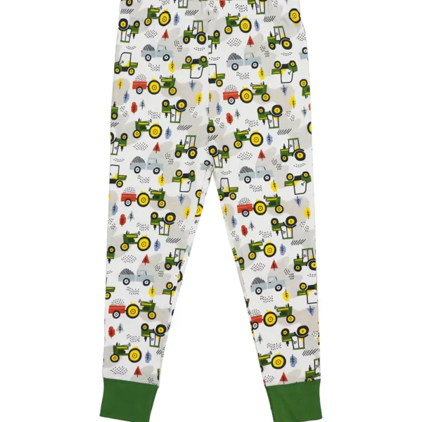 Outback Toys John Deere<Toddler John Deere Farm Time White Long Sleeve Pajama Set