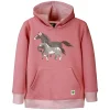 Outback Toys John Deere<Toddler John Deere Mama Foal Pink Fleece Hooded Sweatshirt