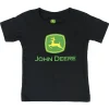 Outback Toys John Deere<Toddler John Deere Trademark Logo Black Short Sleeve T-Shirt