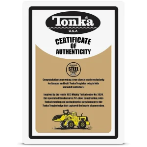Manufacturer_Tonka Loaders<Tonka Front Loader, Retro Collector's Edition