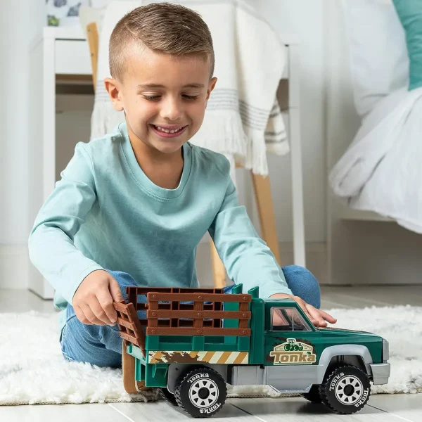 Manufacturer_Tonka Lowboys & Flatbeds<Tonka Steel Classic Farm Truck with Stakebed
