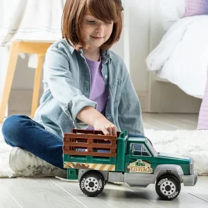 Manufacturer_Tonka Lowboys & Flatbeds<Tonka Steel Classic Farm Truck with Stakebed