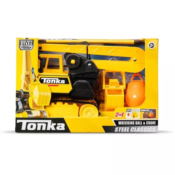 Manufacturer_Tonka Cranes<Tonka Steel Classics Crane with Wrecking Ball