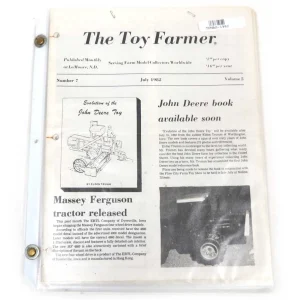 Outback Toys Books, Calendars & Dvds<1982 Toy Farmer Magazines, July-December Only