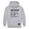 Outback Toys Ih Farmall<Tractor Guy IH Athletic Gray Hooded Sweatshirt