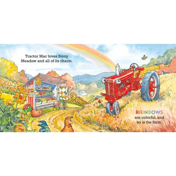 Outback Toys Books, Calendars & Dvds<Tractor Mac "Colors on the Farm" Board Book
