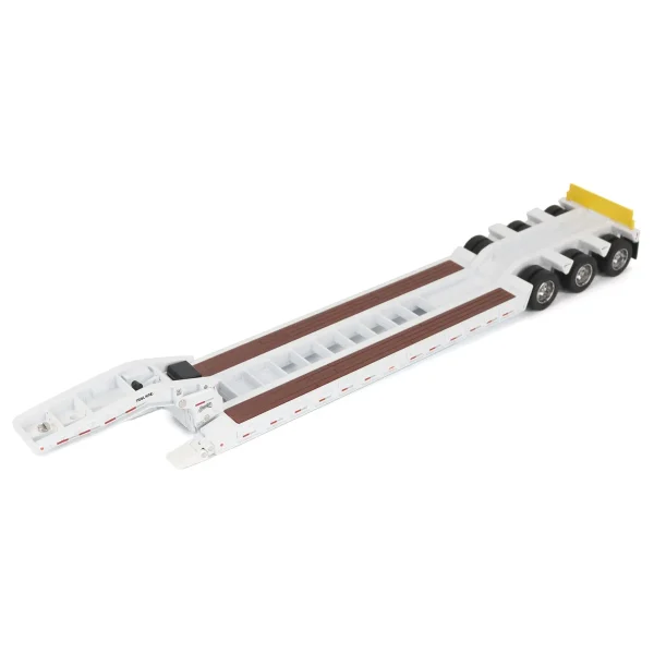 Manufacturer_Diecast Masters Lowboys & Flatbeds<1/50 Trail King TK120 HDG Lowboy Trailer (White Regular Version)