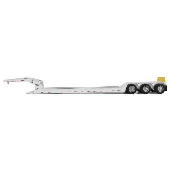 Manufacturer_Diecast Masters Lowboys & Flatbeds<1/50 Trail King TK120 HDG Lowboy Trailer (White Regular Version)