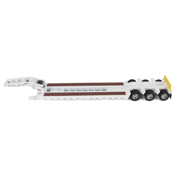 Manufacturer_Diecast Masters Lowboys & Flatbeds<1/50 Trail King TK120 HDG Lowboy Trailer (White Regular Version)