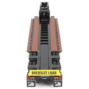 Manufacturer_Diecast Masters Lowboys & Flatbeds<1/50 Trail King TK120 HDG Lowboy Trailer (Black Outrigger Version)