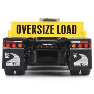 Manufacturer_Diecast Masters Lowboys & Flatbeds<1/50 Trail King TK120 HDG Lowboy Trailer (Black Outrigger Version)