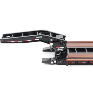 Manufacturer_Diecast Masters Lowboys & Flatbeds<1/50 Trail King TK120 HDG Lowboy Trailer (Black Outrigger Version)