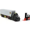 Outback Toys Box Trucks & Trailers<UPS Mack Truck & Trailer with Forklift & Accessories
