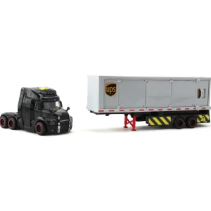 Outback Toys Box Trucks & Trailers<UPS Mack Truck & Trailer with Forklift & Accessories