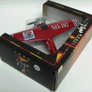Manufacturer_SpecCast Airplanes & Banks<1932 Vega Model 5 NO-102 Airplane Coin Bank, Toy Farmer Limited Edition