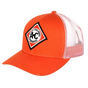 Outback Toys Agco, Allis, Massey & More<Vintage Allis Chalmers Logo White Mesh Back Hat