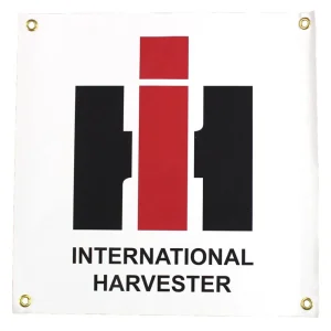 Outback Toys Outdoor<Vintage IH Logo 18in x 18in Vinyl Banner