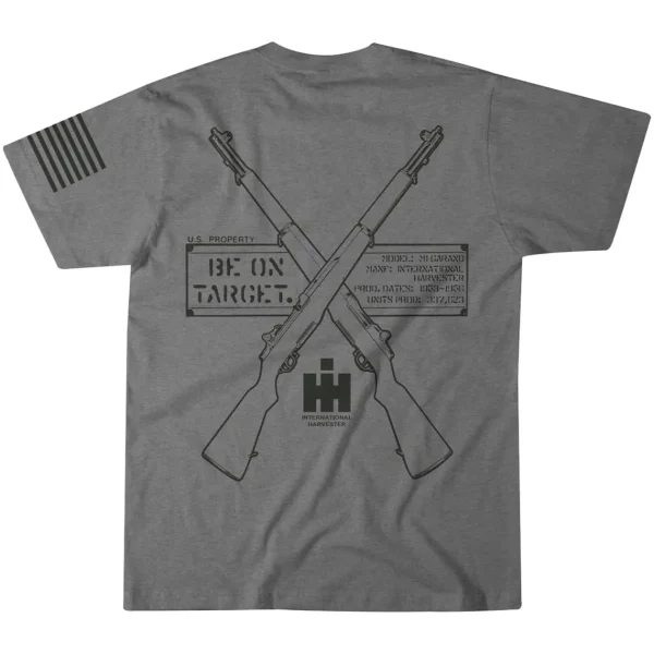 Outback Toys Ih Farmall<Vintage International Harvester Defense Division Crossed M1 Rifles Tee Shirt