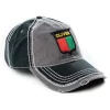Outback Toys Agco, Allis, Massey & More<Vintage Oliver Logo Gray and Black Distressed Hat