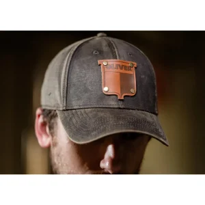 Outback Toys Agco, Allis, Massey & More<Vintage Oliver Oil Distressed Leather Emblem Hat