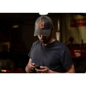 Outback Toys Agco, Allis, Massey & More<Vintage Oliver Oil Distressed Leather Emblem Hat