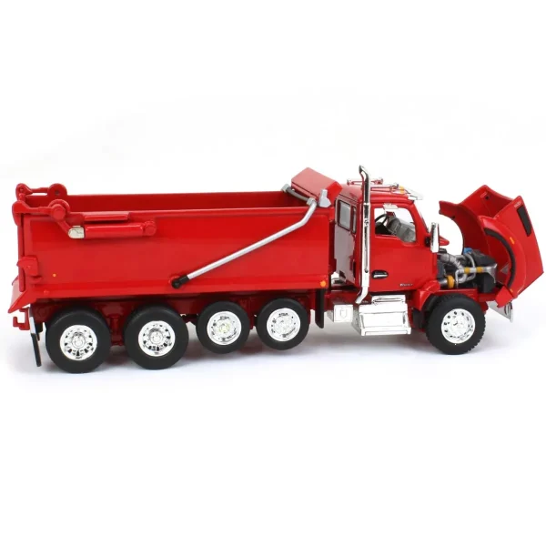 Manufacturer_DCP by First Gear Dump Trucks<1/64 Viper Red Kenworth T880 Rogue Dump w/ Rogue Transfer Dump Trailer, DCP by First Gear