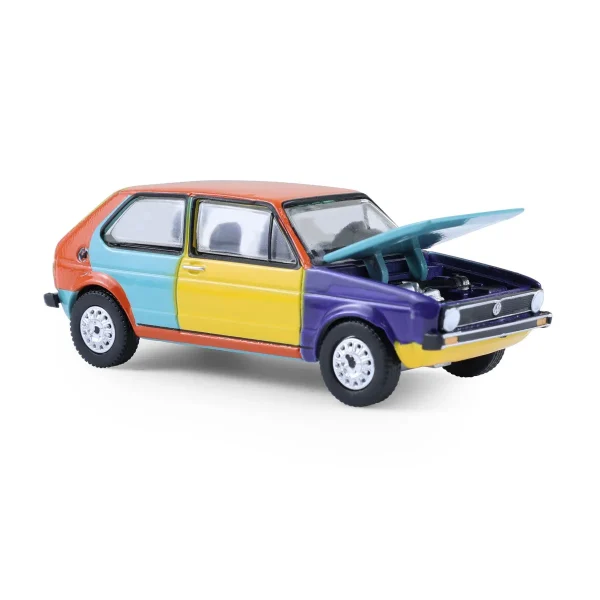Manufacturer_Greenlight Collectibles Cars & Suvs<1/64 1975 Volkswagen Rabbit Harlequin Tribute, Club Vee-Dub Series 21