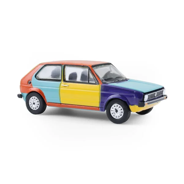 Manufacturer_Greenlight Collectibles Cars & Suvs<1/64 1975 Volkswagen Rabbit Harlequin Tribute, Club Vee-Dub Series 21