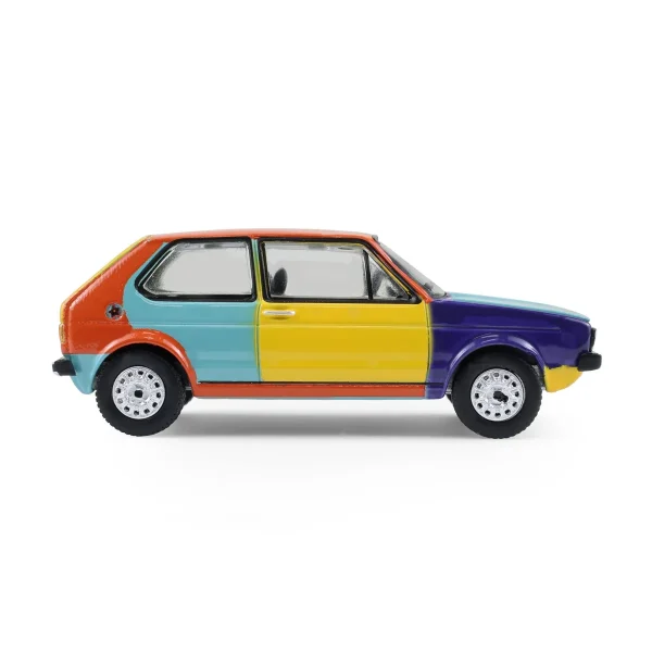 Manufacturer_Greenlight Collectibles Cars & Suvs<1/64 1975 Volkswagen Rabbit Harlequin Tribute, Club Vee-Dub Series 21