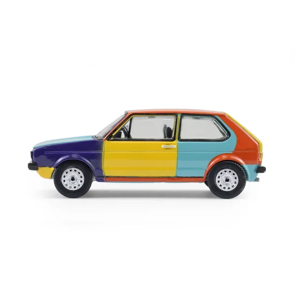 Manufacturer_Greenlight Collectibles Cars & Suvs<1/64 1975 Volkswagen Rabbit Harlequin Tribute, Club Vee-Dub Series 21