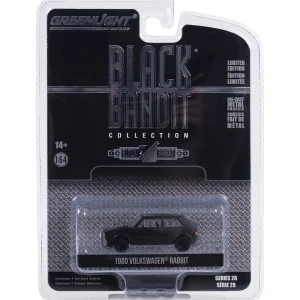 Manufacturer_Greenlight Collectibles Cars & Suvs<1/64 1980 Volkswagen Rabbit Widebody, Black Bandit Series 28