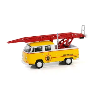 Manufacturer_Greenlight Collectibles Cars & Suvs | Pickup Trucks<1/64 1968 Volkswagen Type 2 Double Cab Pickup Ladder Truck, Smokey Bear Series 4
