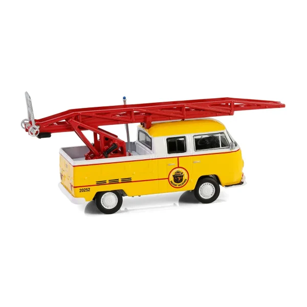 Manufacturer_Greenlight Collectibles Cars & Suvs | Pickup Trucks<1/64 1968 Volkswagen Type 2 Double Cab Pickup Ladder Truck, Smokey Bear Series 4
