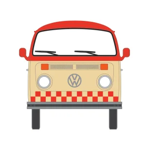Manufacturer_Greenlight Collectibles Cars & Suvs<1/64 1975 Volkswagen Type 2 (T2B) Food Truck, Blue Collar Collection Series 14