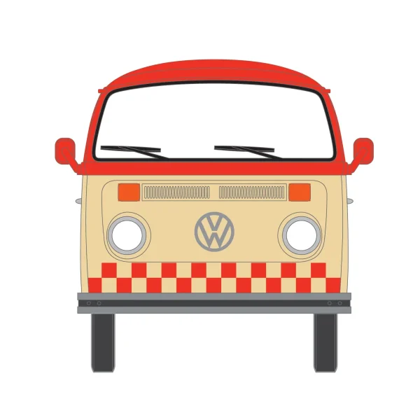 Manufacturer_Greenlight Collectibles Cars & Suvs<1/64 1975 Volkswagen Type 2 (T2B) Food Truck, Blue Collar Collection Series 14