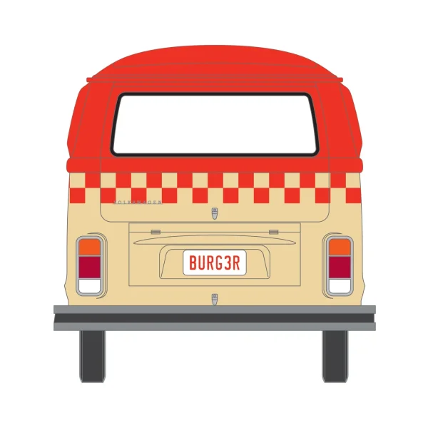 Manufacturer_Greenlight Collectibles Cars & Suvs<1/64 1975 Volkswagen Type 2 (T2B) Food Truck, Blue Collar Collection Series 14