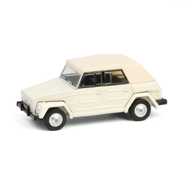 Manufacturer_Greenlight Collectibles Cars & Suvs<1/64 1973 Volkswagen Type 181 “The Thing”, Beige with Tan Soft Top, Club Vee-Dub Series 20