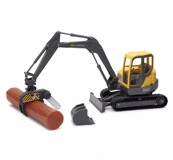 Manufacturer_New Ray Toys Inc. Excavators<1/18 Volvo ECR88D Excavator with Interchangeable Parts